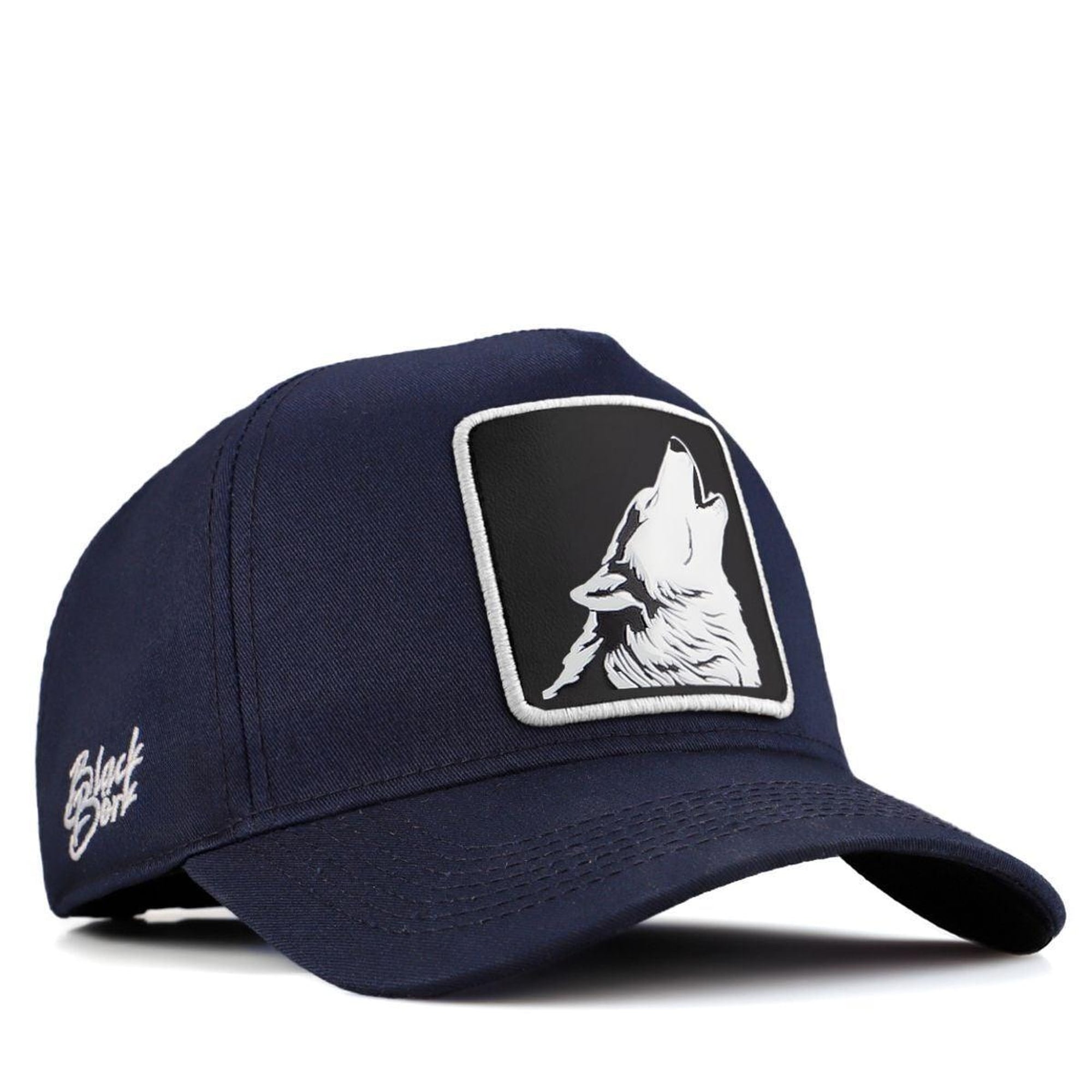 BlackBörk, Kurt Logolu Lacivert Beyzbol Şapka, Unisex