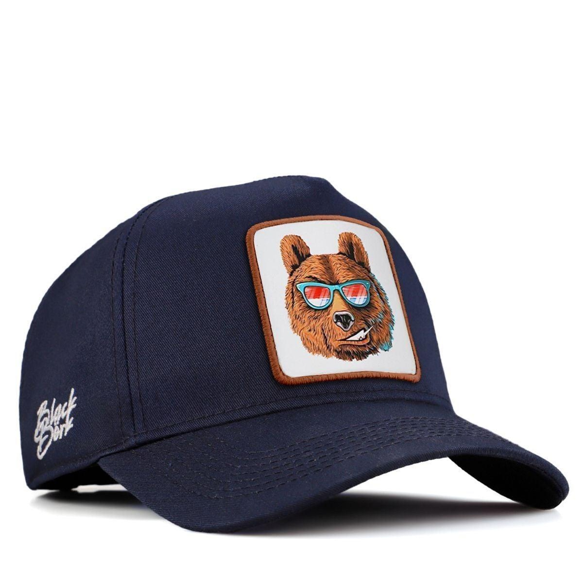 BlackBörk, Ayı Logolu Lacivert Beyzbol Şapka, Unisex