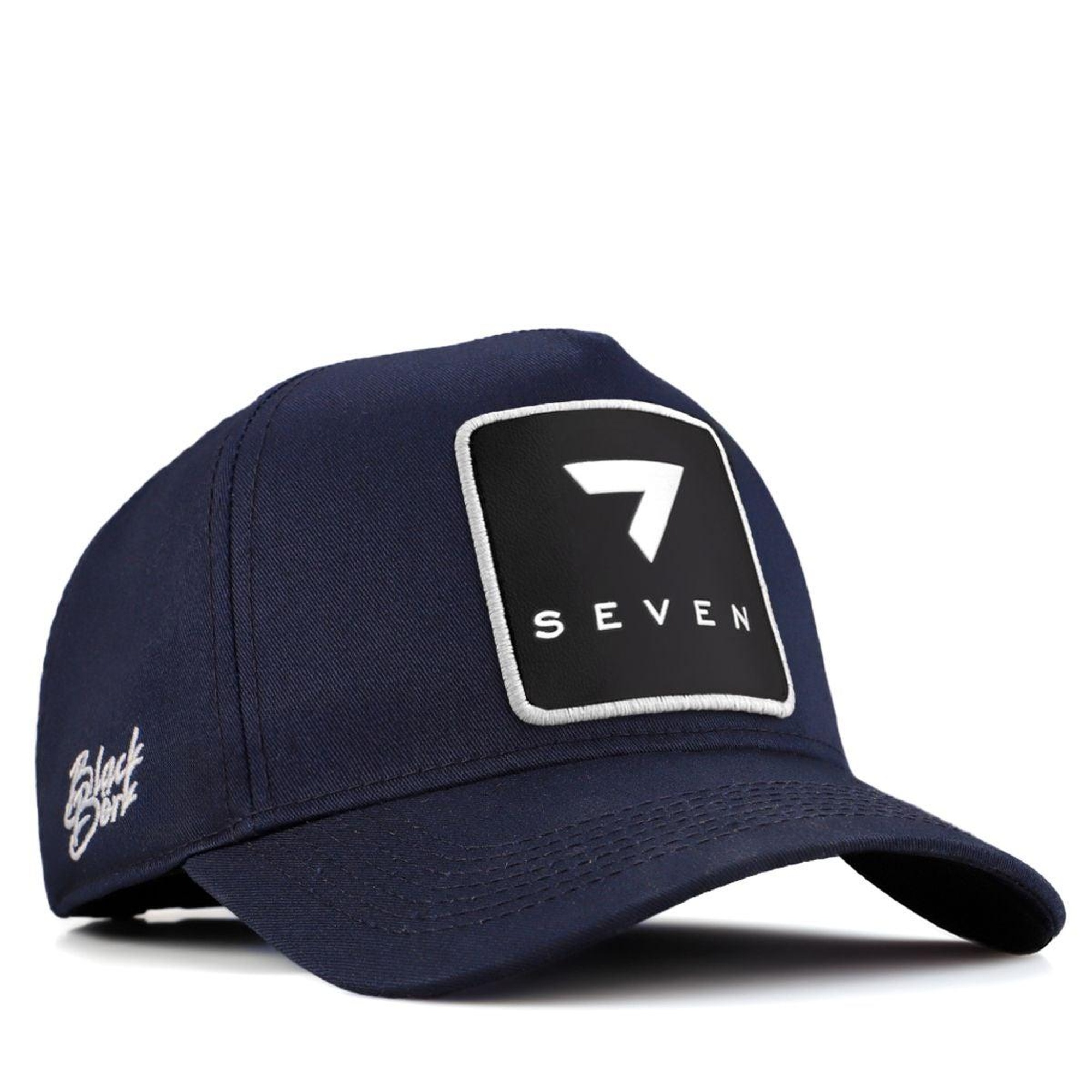 BlackBörk, 7 Numara Logolu Lacivert Beyzbol Şapka, Unisex