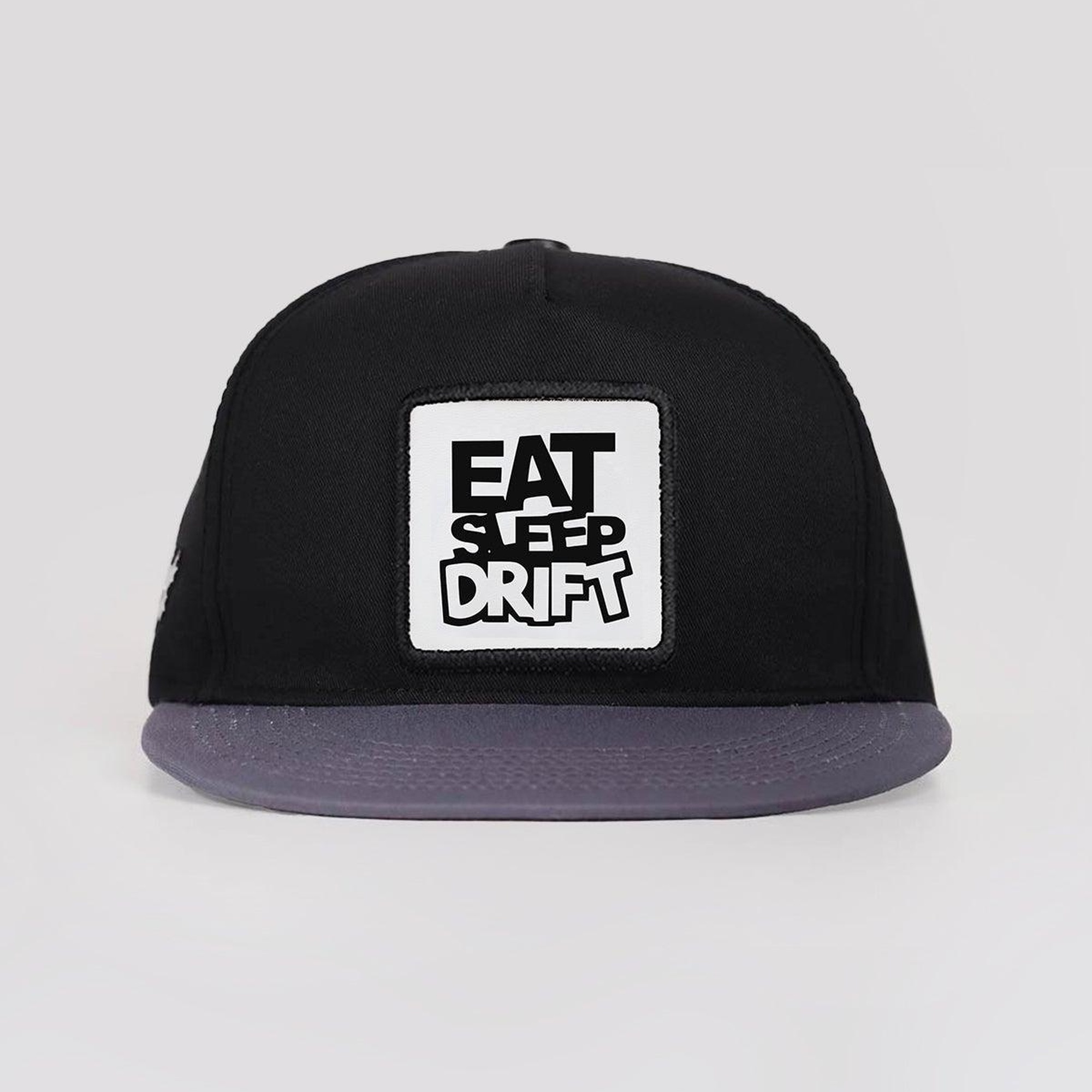 BlackBörk, DM Logolu Gri-Siyah Hip Hop Şapka, Unisex