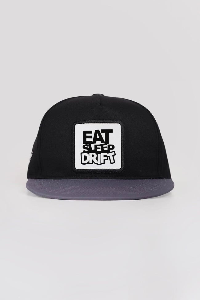  BlackBörk, DM Logolu Gri-Siyah Hip Hop Şapka, Unisex