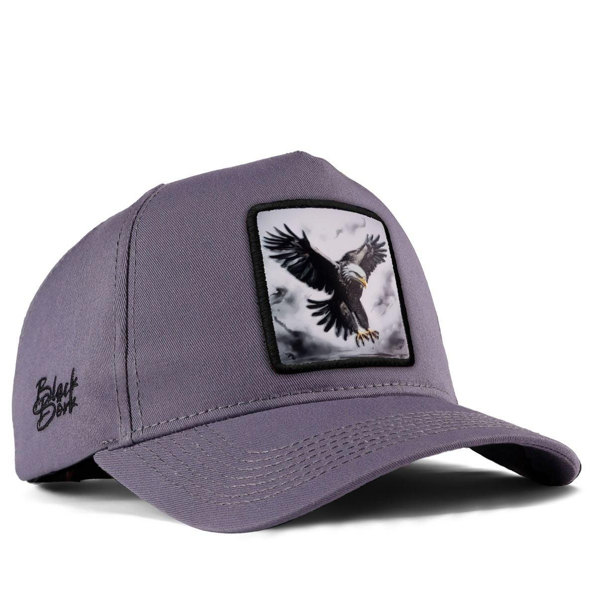 BlackBörk, Kartal Logolu Gri Beyzbol Şapka, Unisex