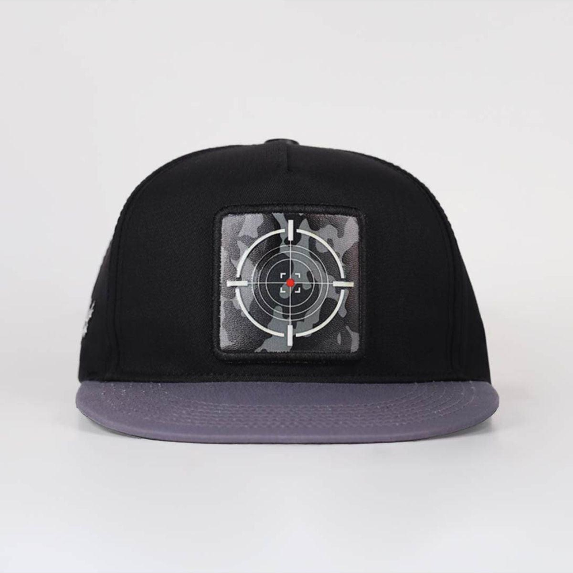 BlackBörk, Kamuflaj Logolu Gri-Siyah Hip Hop Şapka, Unisex