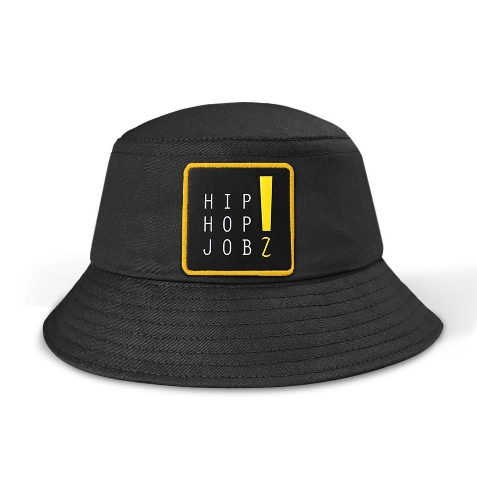 BlackBörk, Bucket Hip Hop Jobz Logolu Siyah Şapka, Unisex