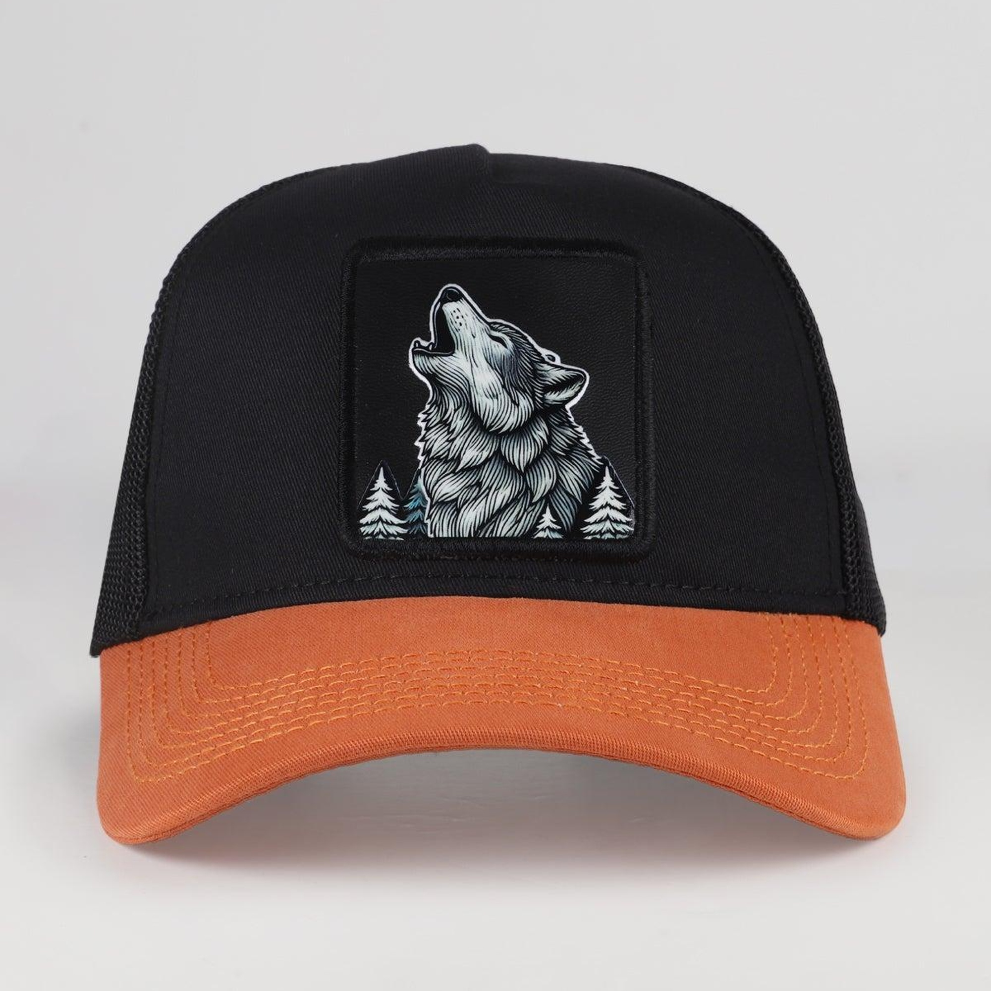 BlackBörk, Kurt Logolu Kiremit-Siyah Turcker Şapka, Unisex