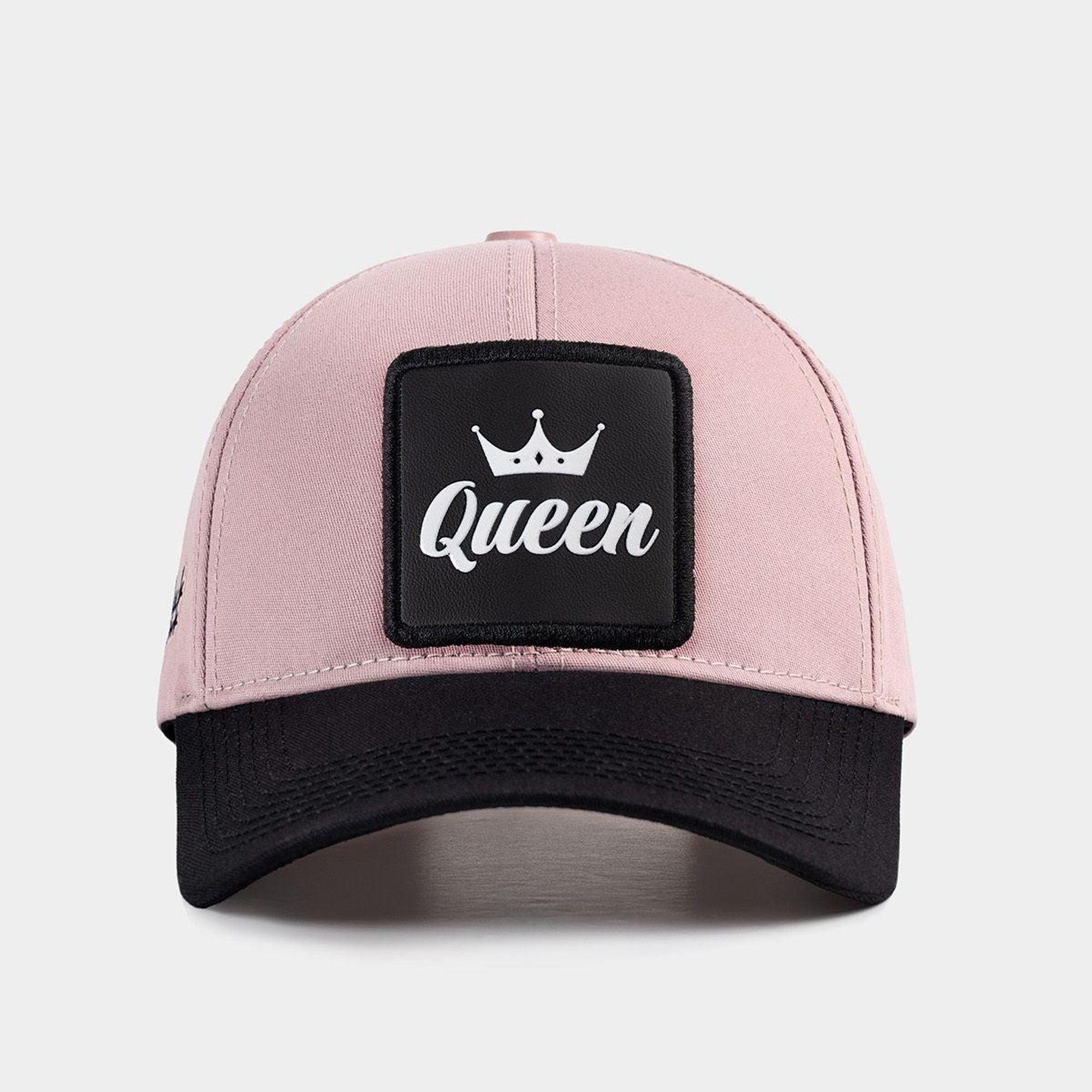 BlackBörk, Six Queen Logolu Siyah-Somon Beyzbol Şapka, Unisex