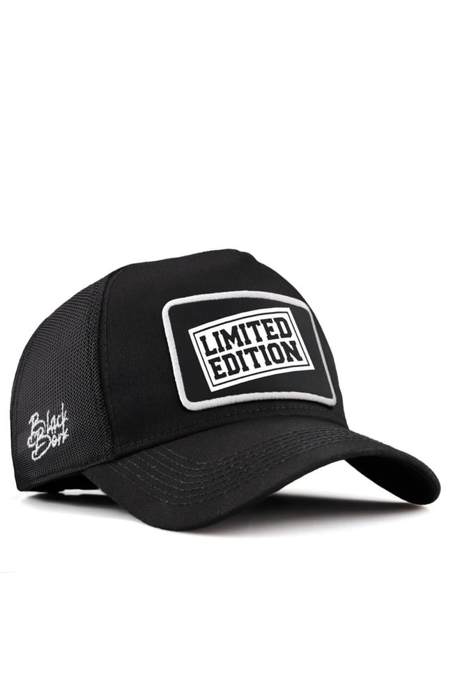  BlackBörk, Limited Edition Logolu Siyah Trucker Şapka, Unisex
