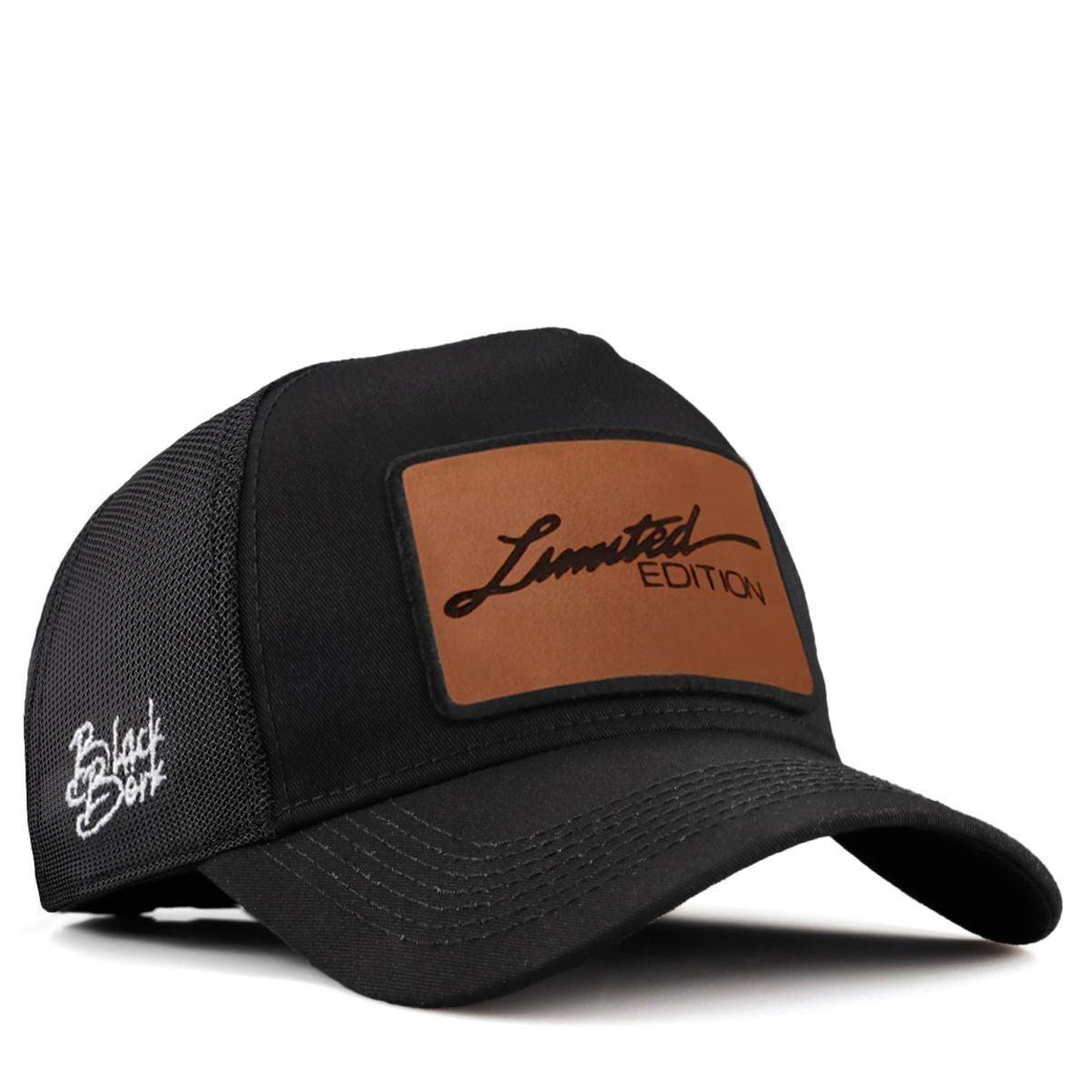 BlackBörk, Limited Edition Logolu Siyah Trucker Şapka, Unisex