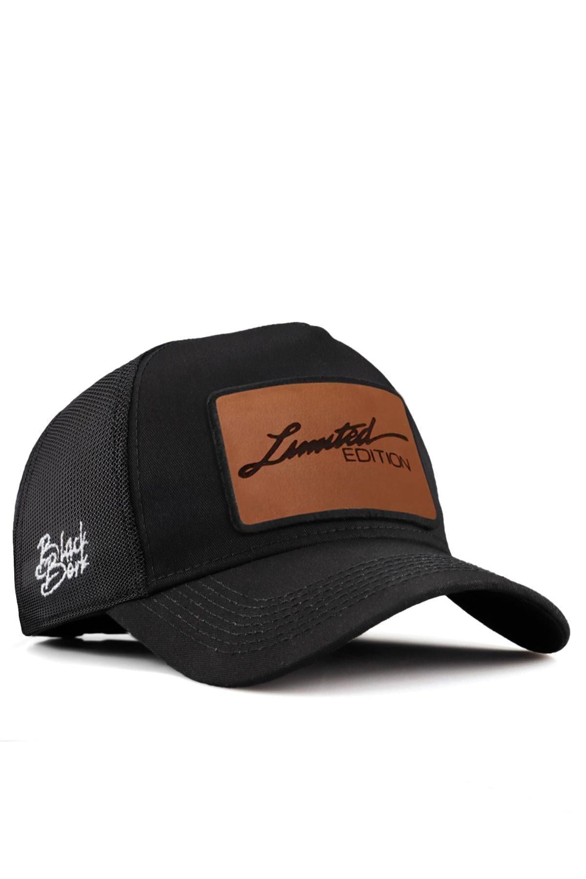  BlackBörk, Limited Edition Logolu Siyah Trucker Şapka, Unisex
