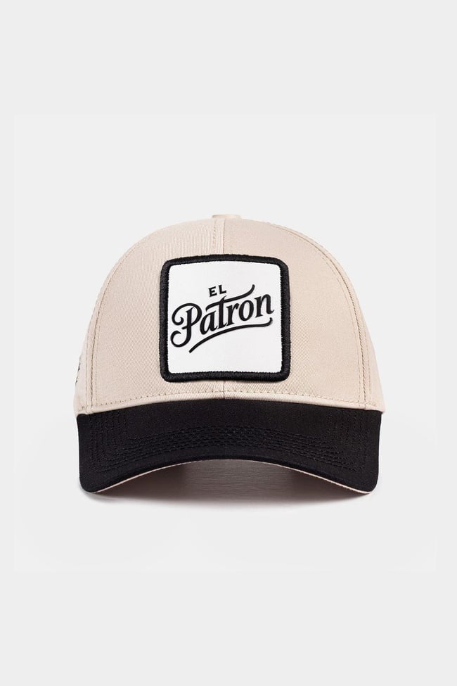  BlackBörk, Six El Patron Logolu Siyah-Bej Beyzbol Şapka, Unisex