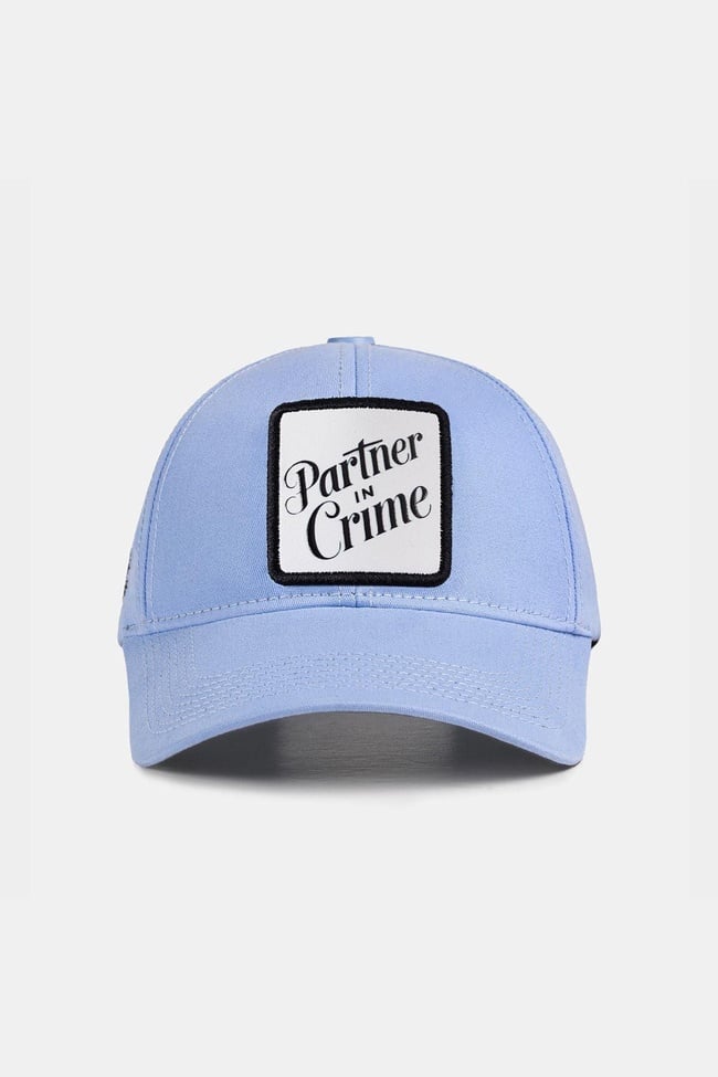  BlackBörk, Six Partner In Crime Logolu Buz Mavi Beyzbol Şapka, Unisex