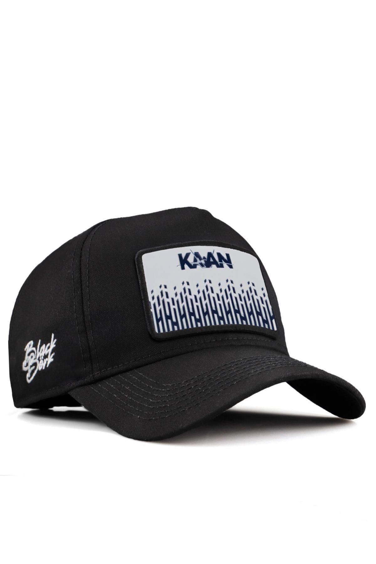  BlackBörk, Cordura Izler Kaan Lisanlı Siyah Beyzbol Şapka, Unisex
