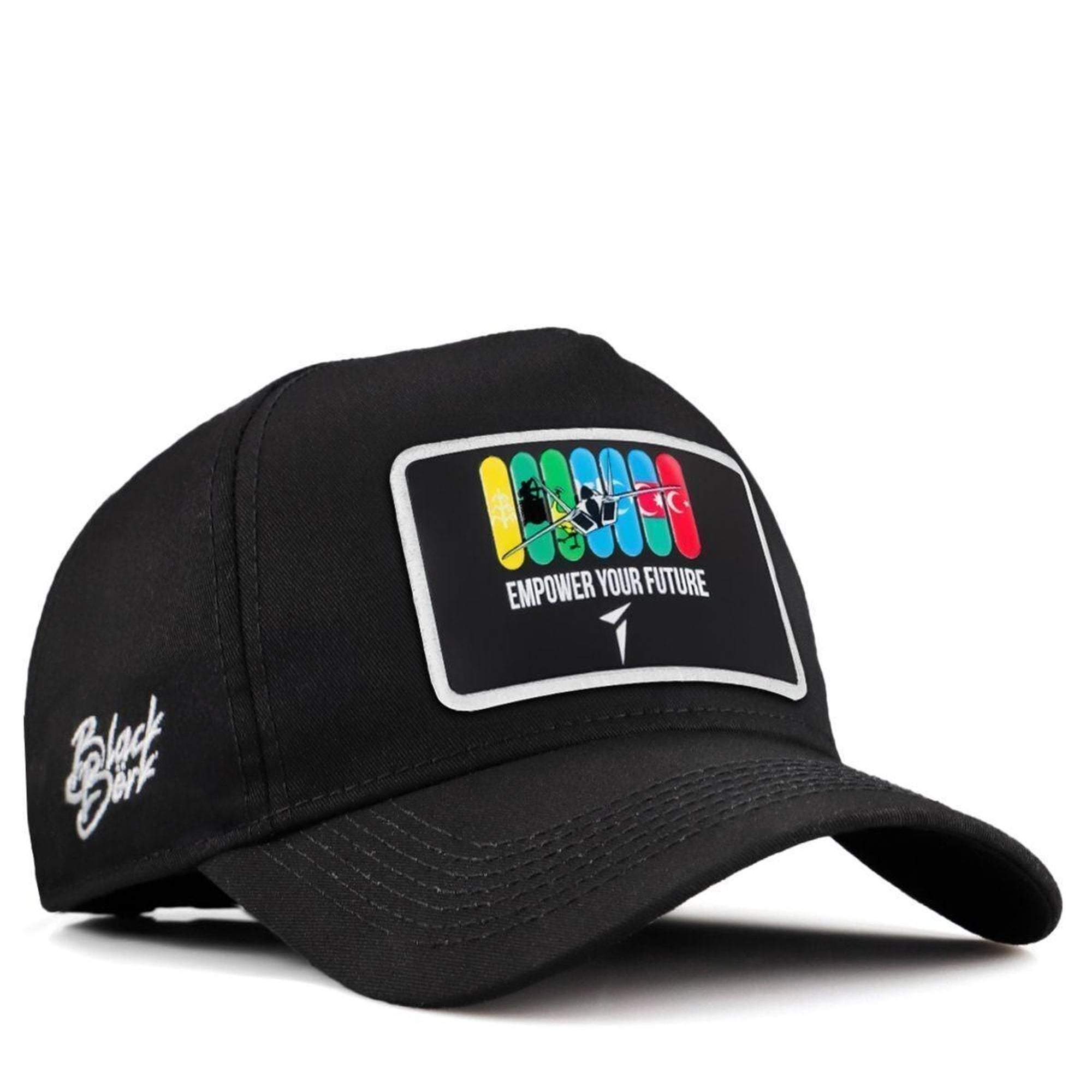 BlackBörk, Cordura Geçmişten Gelen Kaan Lisanlı Siyah Beyzbol Şapka, Unisex