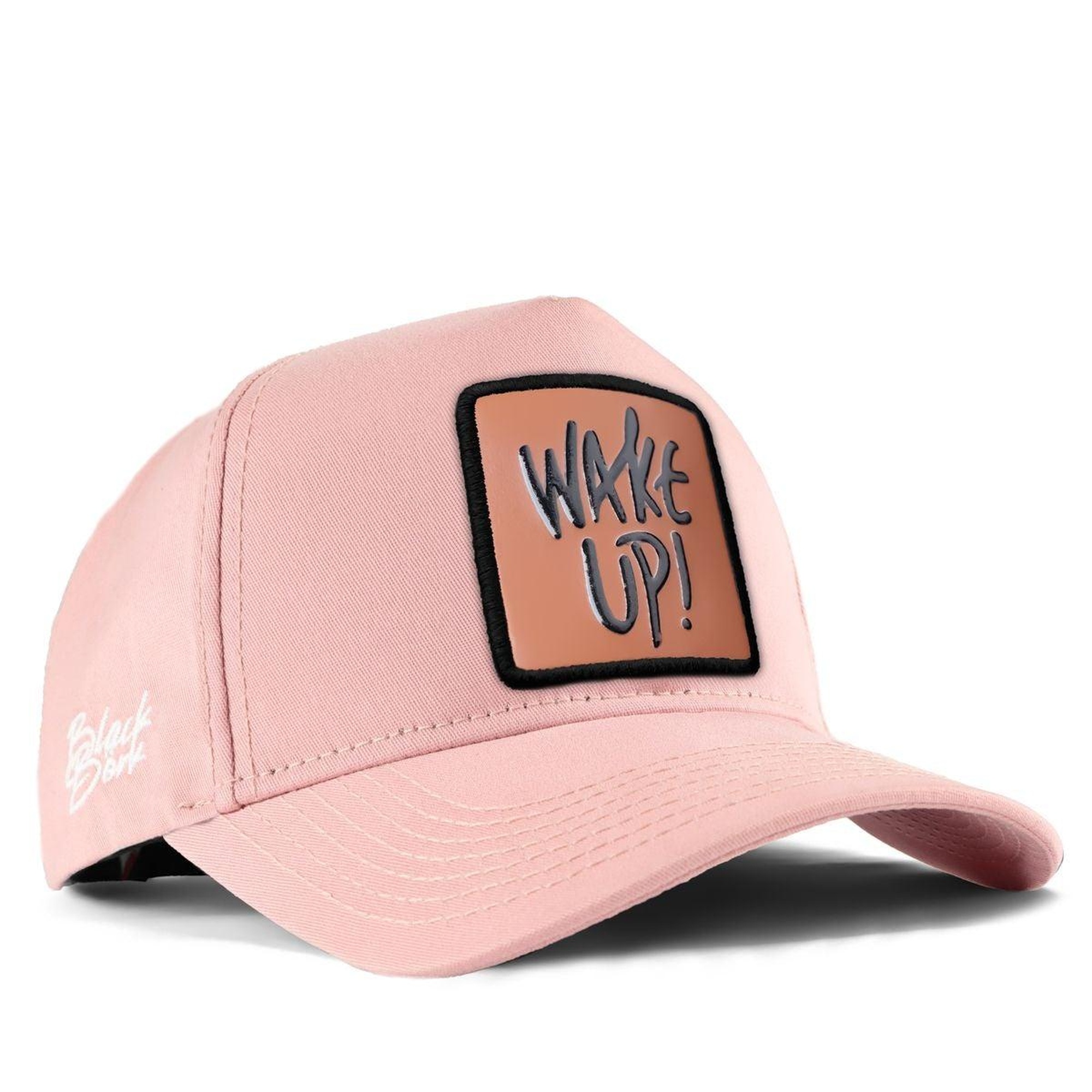 BlackBörk, Wake Up Logolu Somon Beyzbol Şapka, Unisex