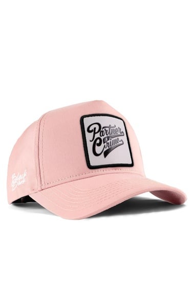  BlackBörk, Partner In Crime Logolu Somon Beyzbol Şapka, Unisex