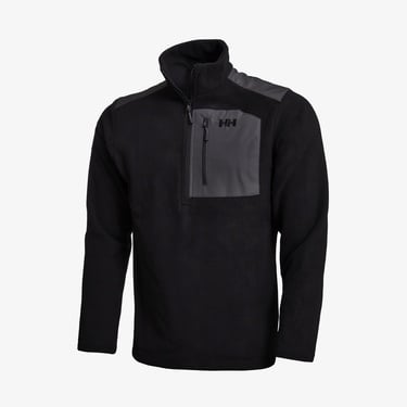  Helly Hansen Block Halfzip Erkek Siyah Yarım Fermuarlı Polar