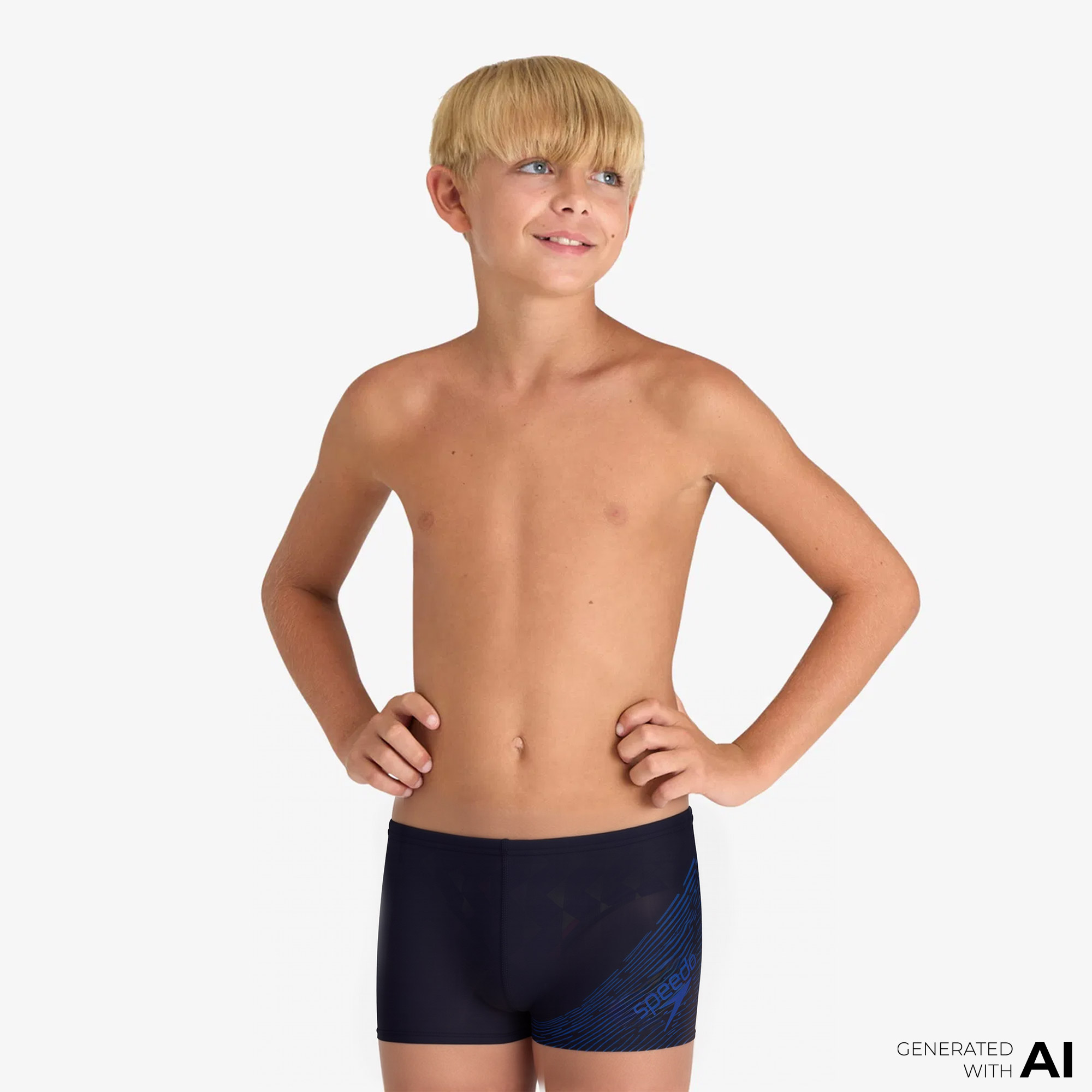  Speedo Eco Medley Çocuk Lacivert Mayo