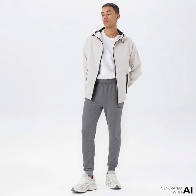  Skechers Scuba Coll Full Zip Erkek Gri Günlük Eşofman Altı