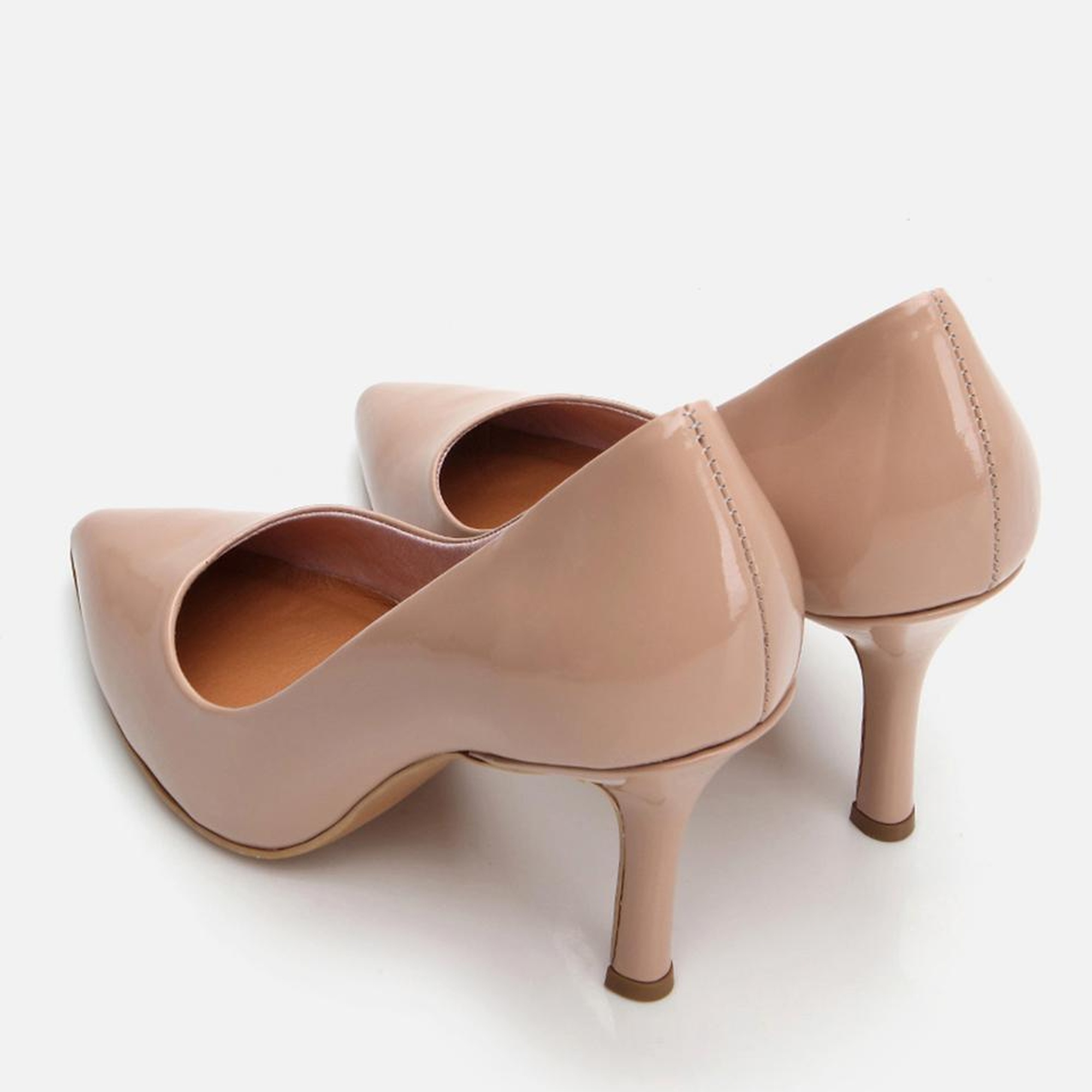 Kadın Deri Bej Stiletto