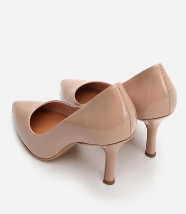  Kadın Deri Bej Stiletto