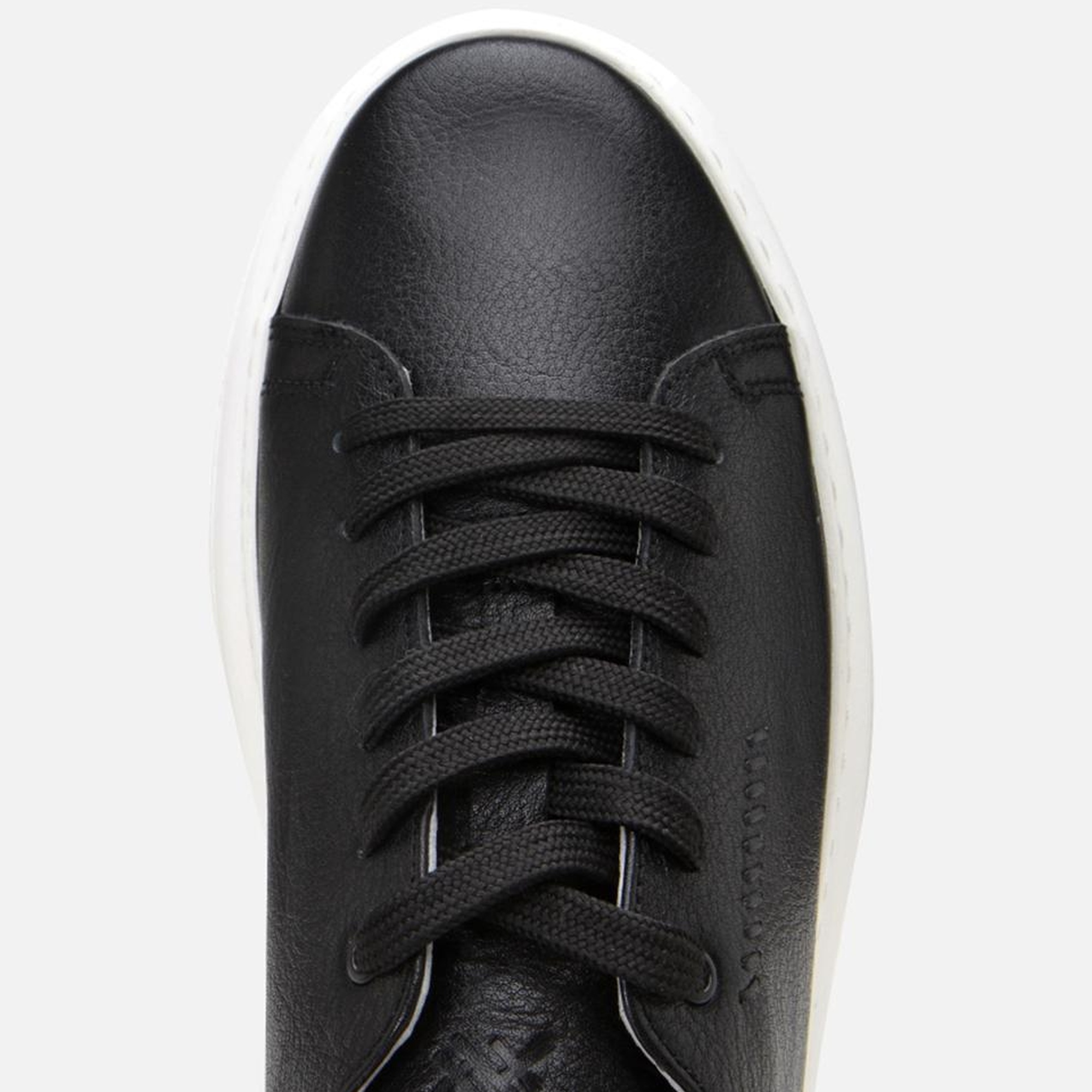 Erkek Deri Siyah Toka Detaylı Spor Ayakkabı