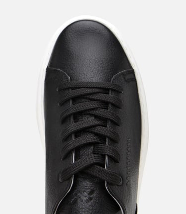  Erkek Deri Siyah Toka Detaylı Spor Ayakkabı