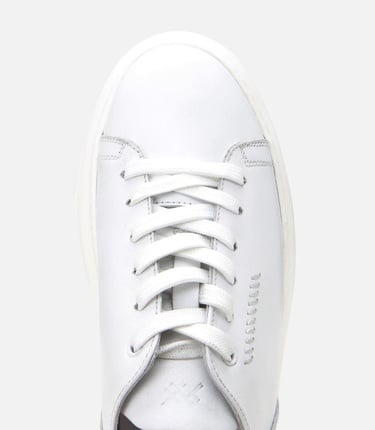  Erkek Deri Beyaz Toka Detaylı Spor Ayakkabı