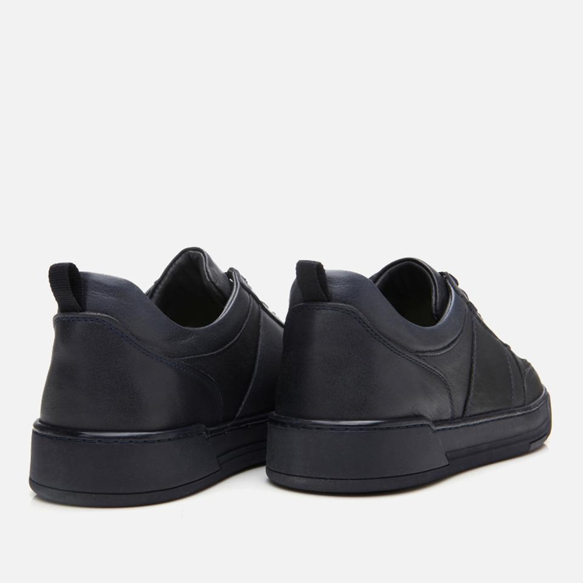 Erkek Deri Lacivert Spor Ayakkabı