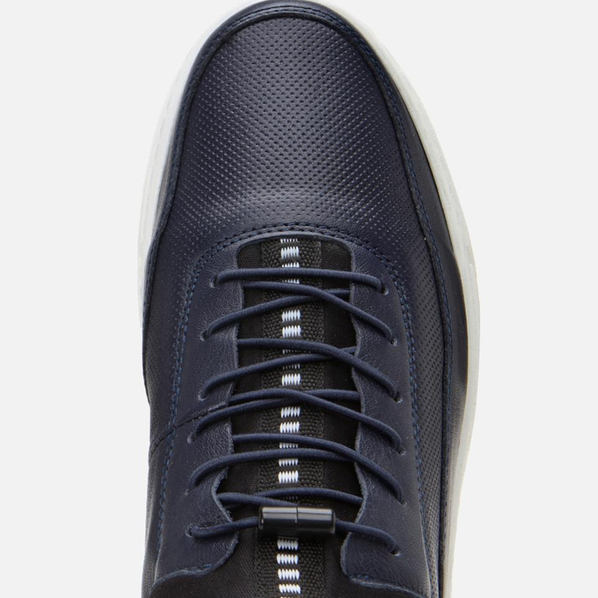 Erkek Deri Lacivert Rahat Spor Ayakkabı