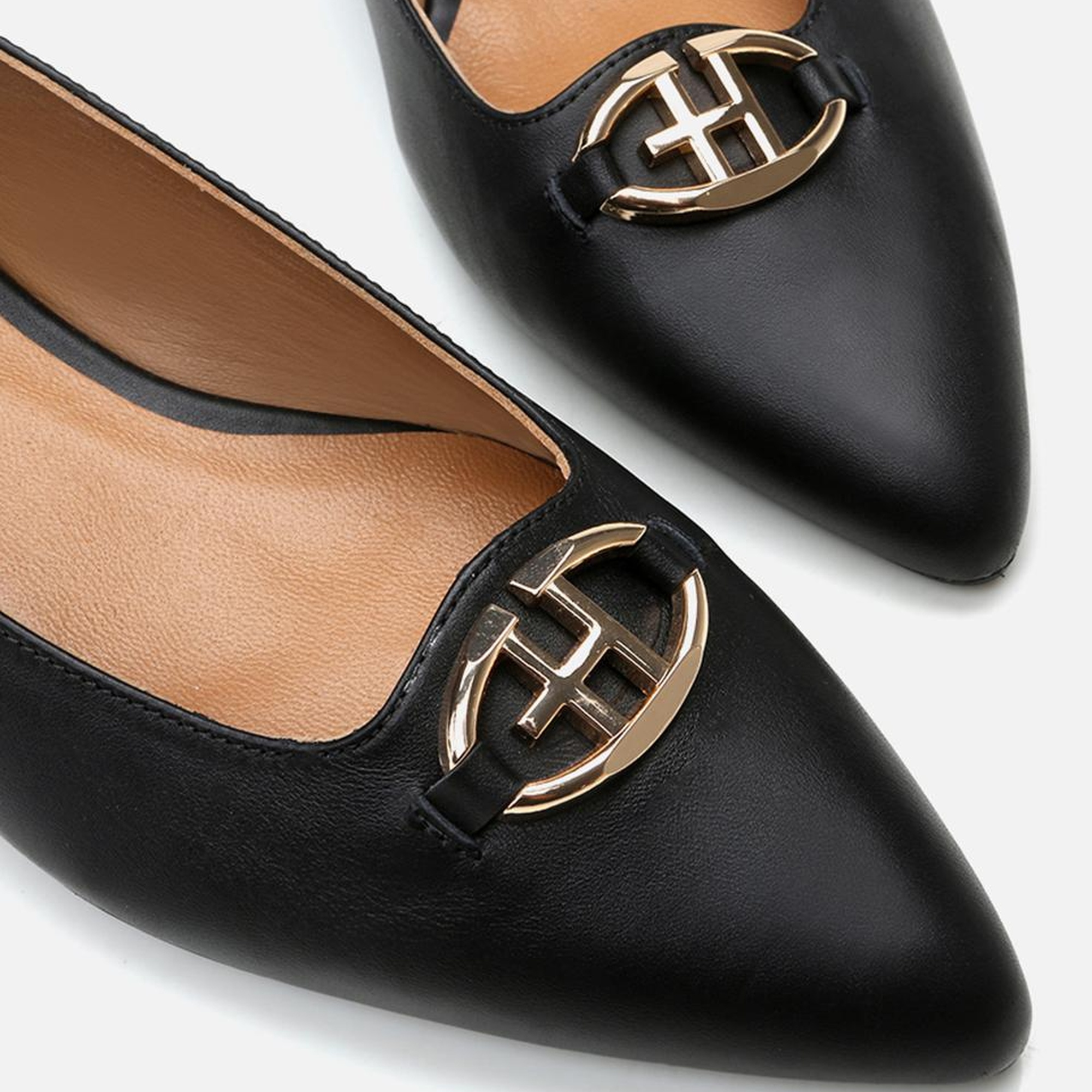 Kadın Deri Siyah Babet