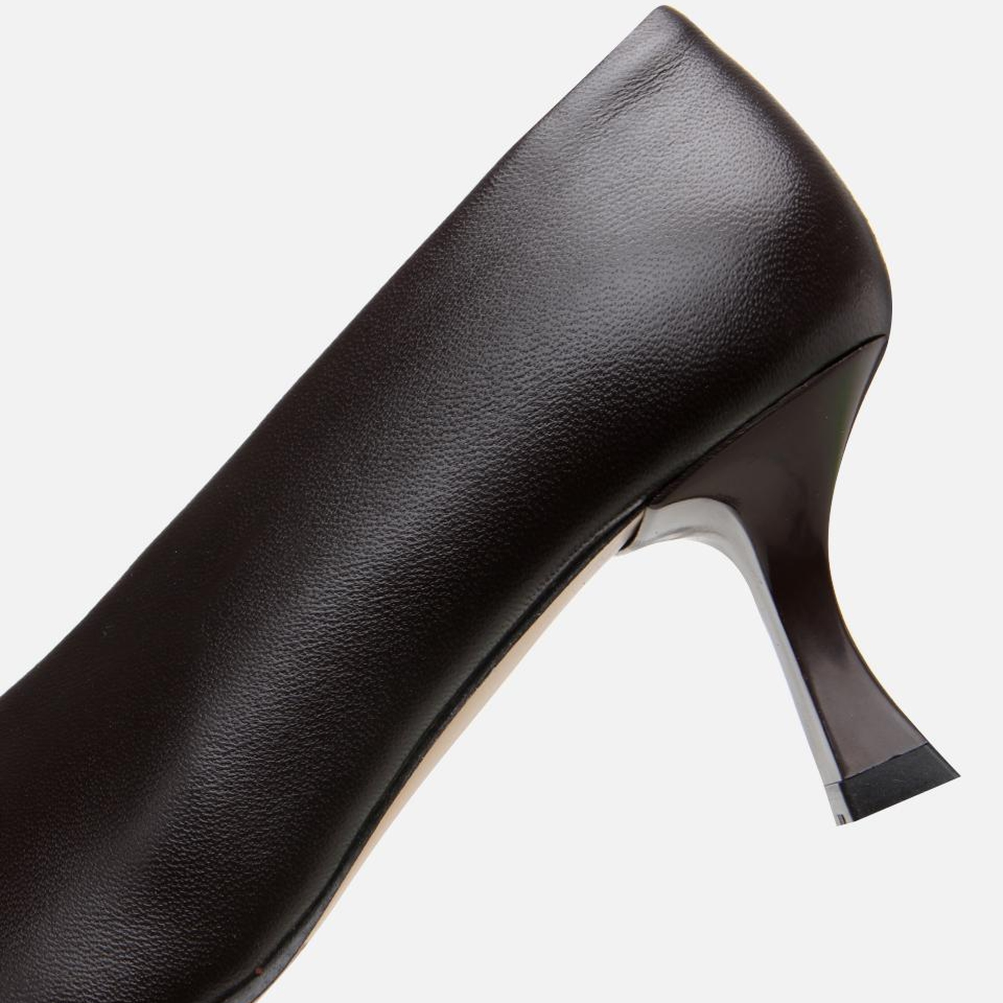 Kadın Deri Kahverengi İnce Topuklu Ayakkabı