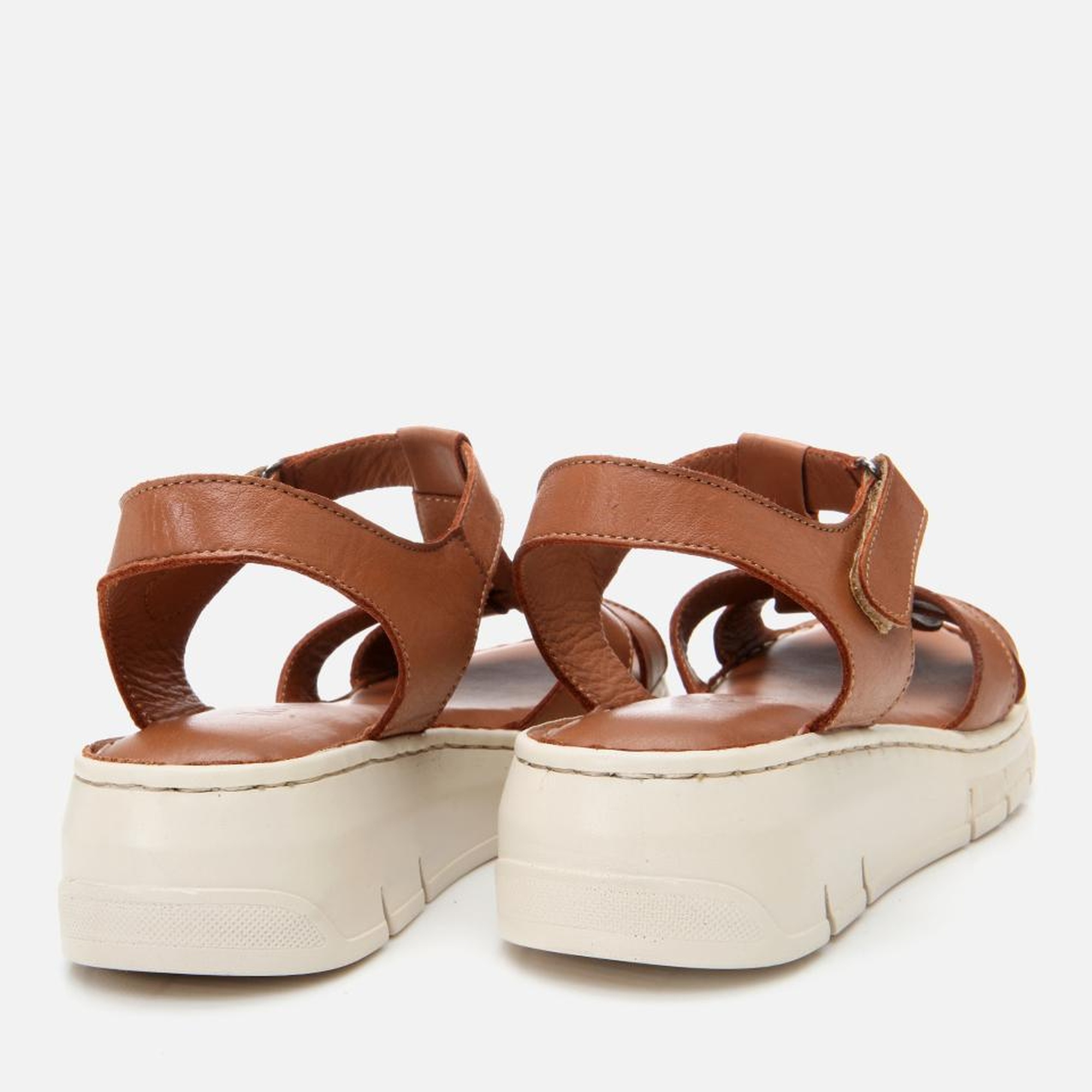 Kadın Deri Taba Ayarlanabilir Comfort Sandalet