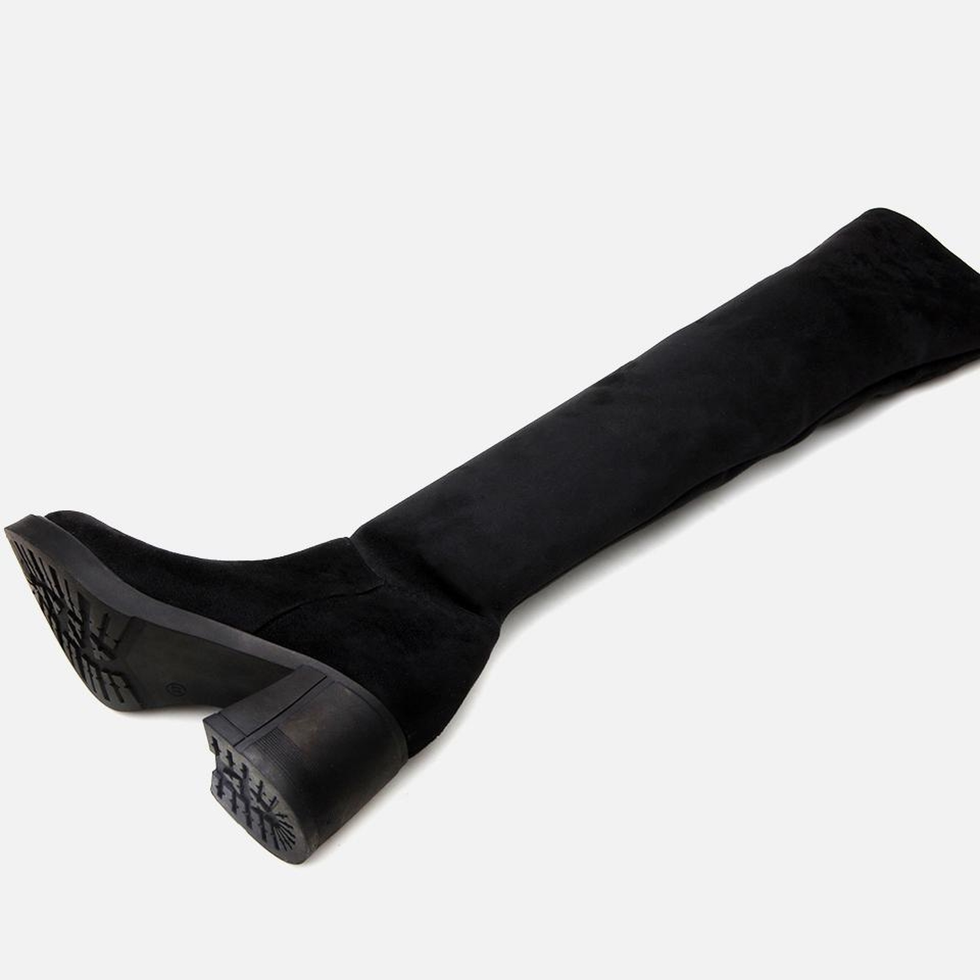 Kadın Siyah Diz Üstü Çizme