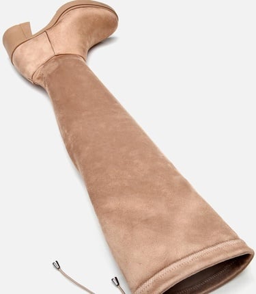  Kadın Vizon Diz Üstü Çizme