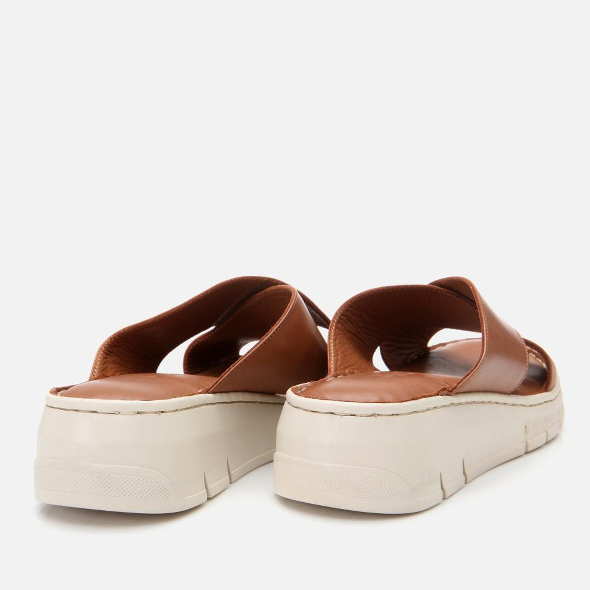 Kadın Deri Taba Comfort Terlik