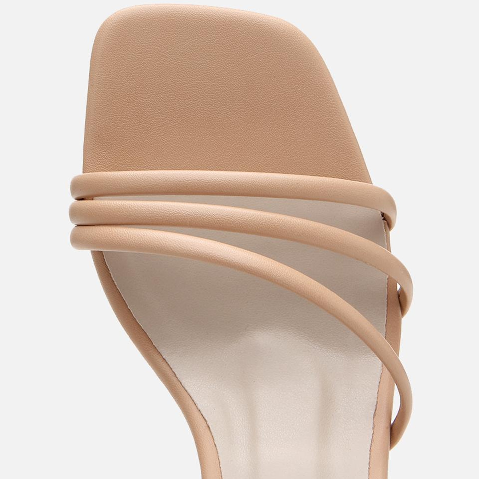 Kadın Bej Topuklu Sandalet