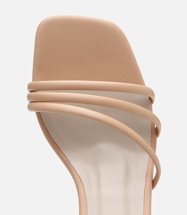  Kadın Bej Topuklu Sandalet