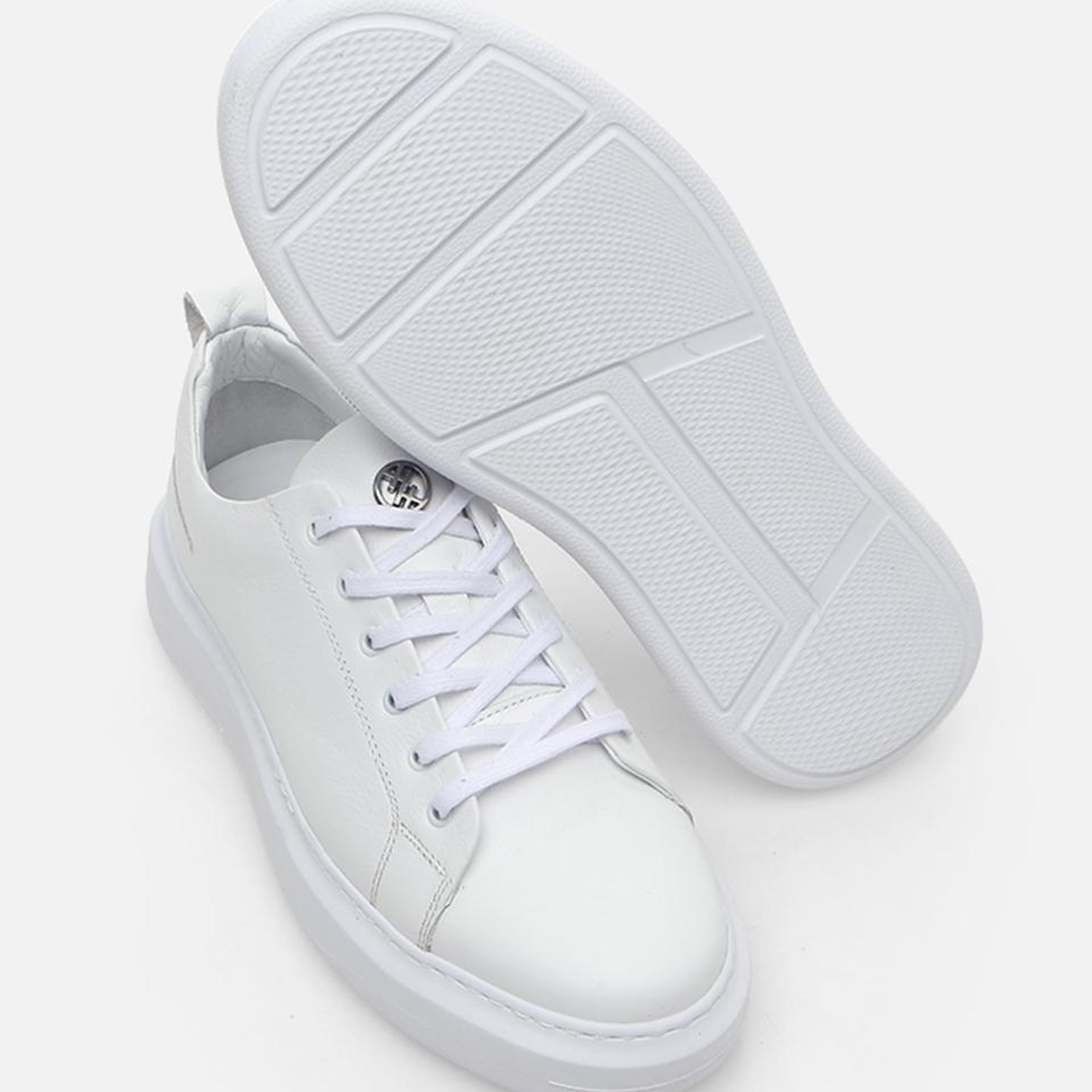 Erkek Deri Beyaz Günlük Ayakkabı