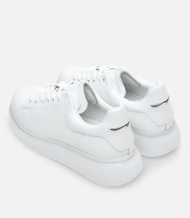  Erkek Deri Beyaz Günlük Ayakkabı