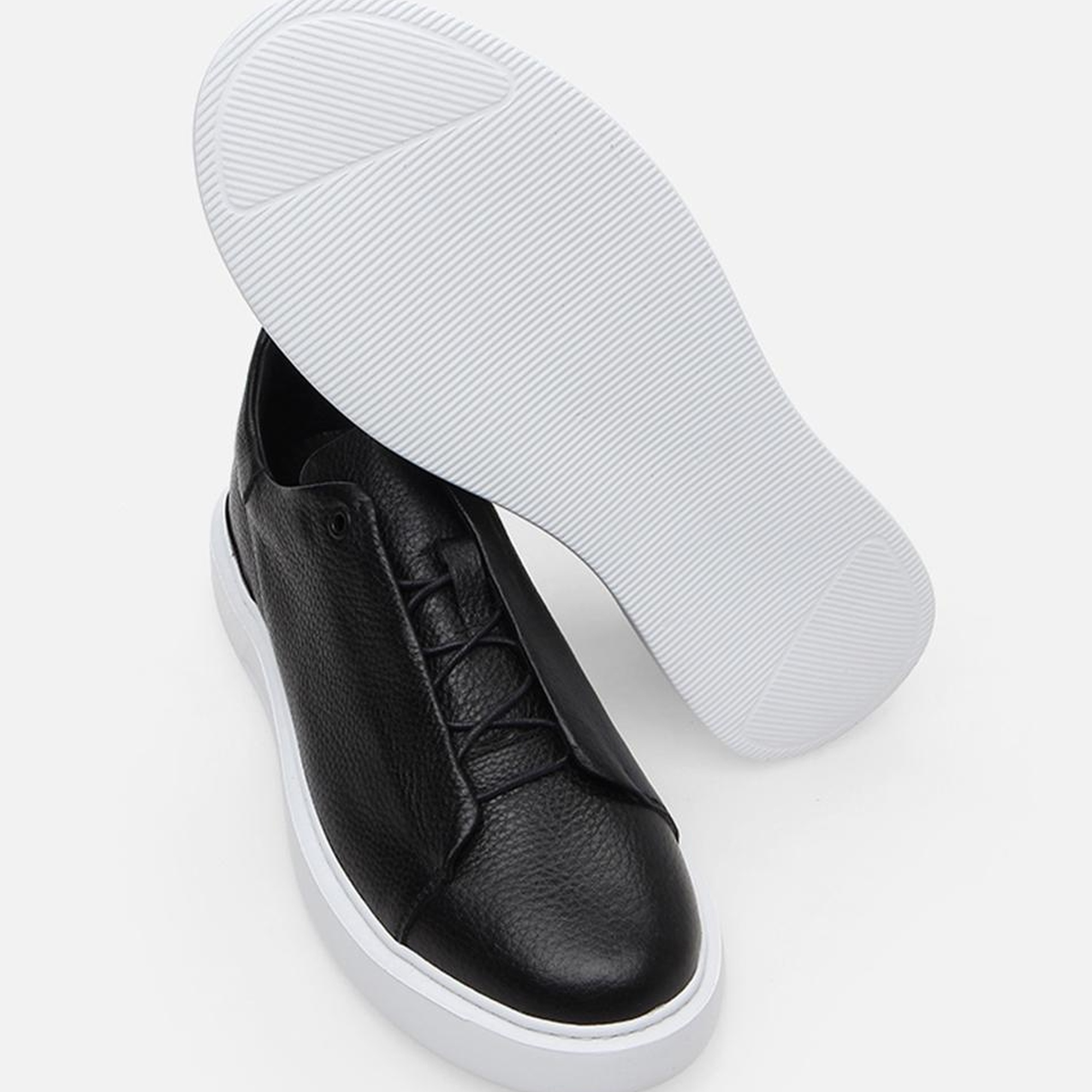 Erkek Deri Siyah Günlük Ayakkabı