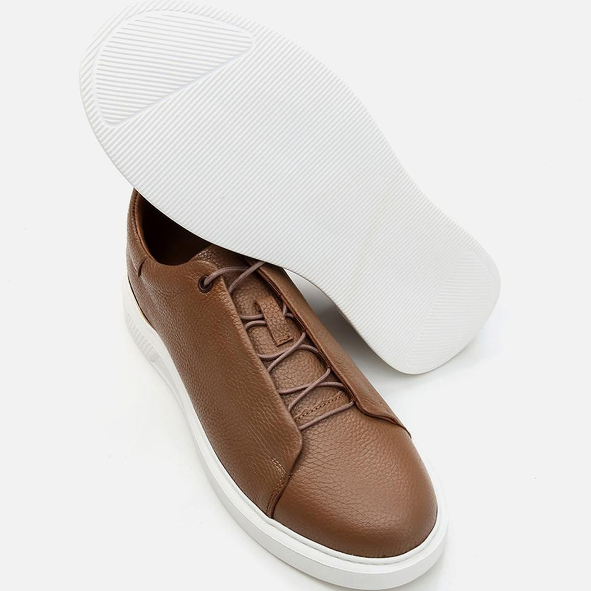 Erkek Deri Kahverengi Günlük Ayakkabı