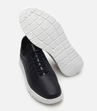  Erkek Deri Lacivert Spor Ayakkabı