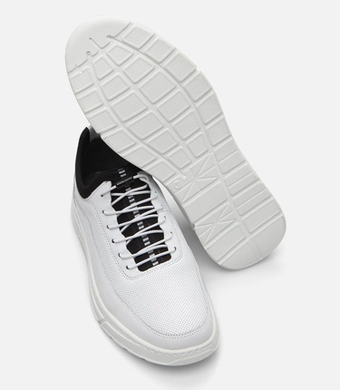  Erkek Deri Beyaz Spor Ayakkabı