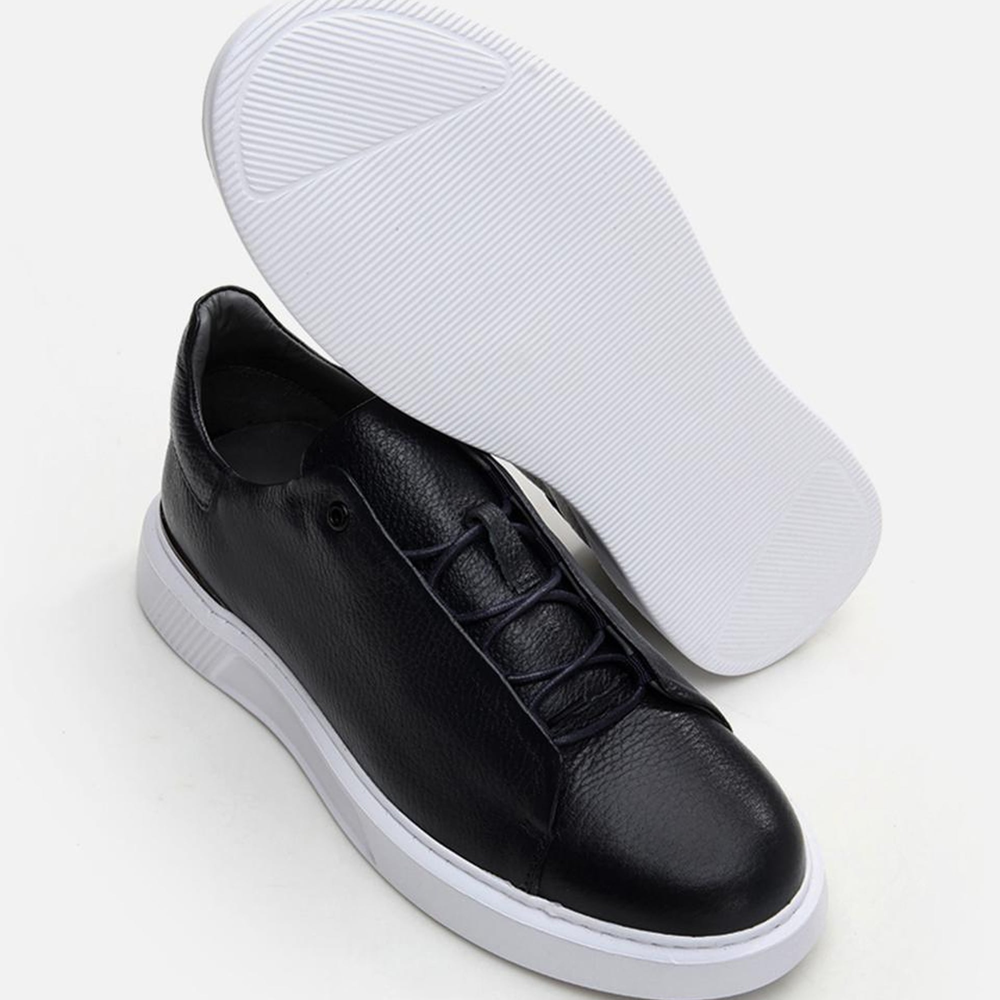 Erkek Deri Lacivert Günlük Ayakkabı