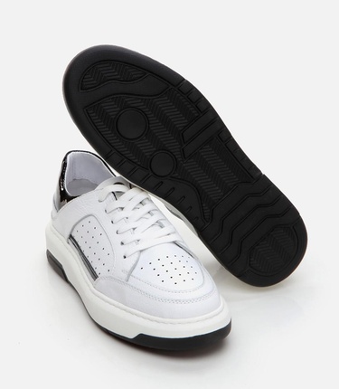  Erkek Deri Beyaz Günlük Ayakkabı