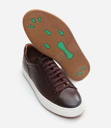  Erkek Deri Kahverengi Günlük Ayakkabı