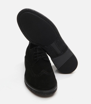  Erkek Deri Siyah Günlük Ayakkabı