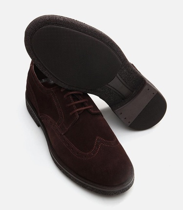  Erkek Deri Kahverengi Günlük Ayakkabı