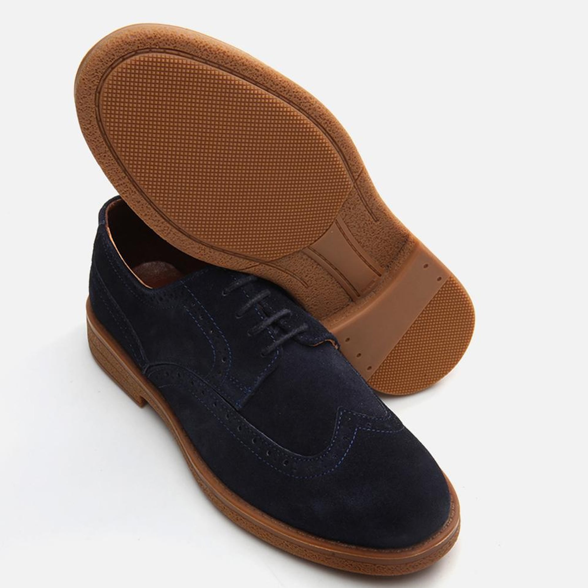 Erkek Deri Lacivert Günlük Ayakkabı