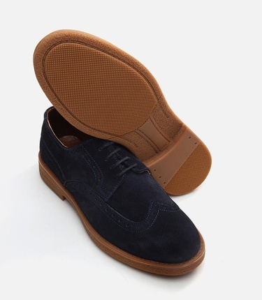  Erkek Deri Lacivert Günlük Ayakkabı
